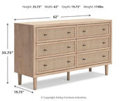 Cielden Six Drawer Dresser