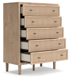 Cielden Five Drawer Wide Chest