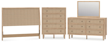 Cielden Queen Panel Headboard, Dresser, Mirror and Chest