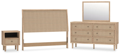 Cielden Queen Panel Headboard, Dresser, Mirror and Nightstand