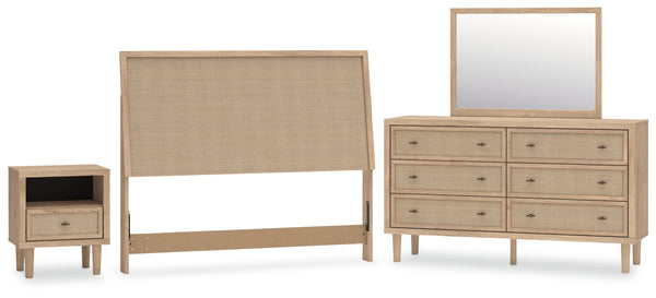 Cielden Queen Panel Headboard, Dresser, Mirror and Nightstand