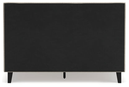 Cielden Queen UPH Bed w/Roll Slats