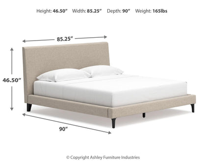Cielden King UPH Bed w/Roll Slats