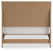 Cielden Full Panel Bed with Mirrored Dresser, Chest and Nightstand