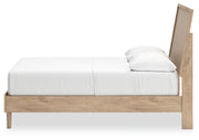 Cielden Full Panel Bed with Mirrored Dresser, Chest and Nightstand