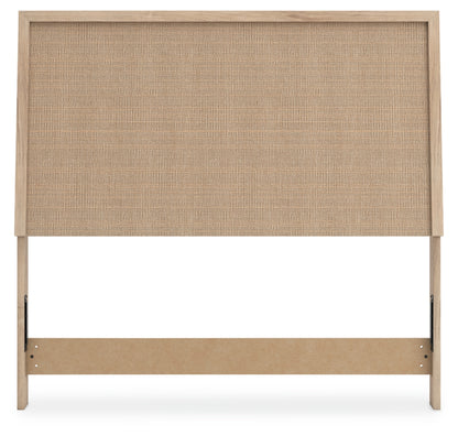 Cielden Full Panel Headboard with Mirrored Dresser