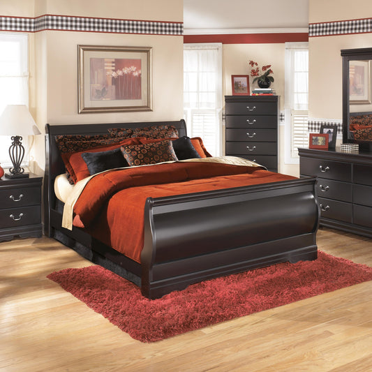 Huey Vineyard Queen Sleigh Bed