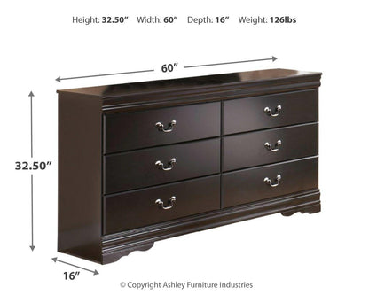 Huey Vineyard Full Sleigh Bed, Dresser, Mirror, Chest and Nightstand