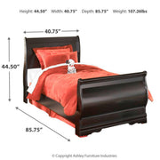 Huey Vineyard Twin Sleigh Bed