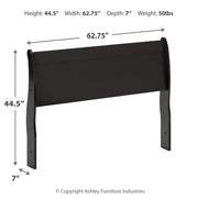 Huey Vineyard Queen Sleigh Headboard
