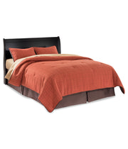 Huey Vineyard Queen Sleigh Headboard Bed with Mirrored Dresser, Chest and Nightstand