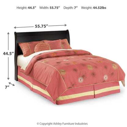 Huey Vineyard Full Sleigh Headboard