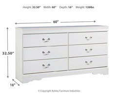 Anarasia Six Drawer Dresser