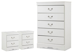 Anarasia Chest and 2 Nightstands