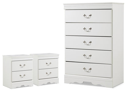 Anarasia Chest and 2 Nightstands