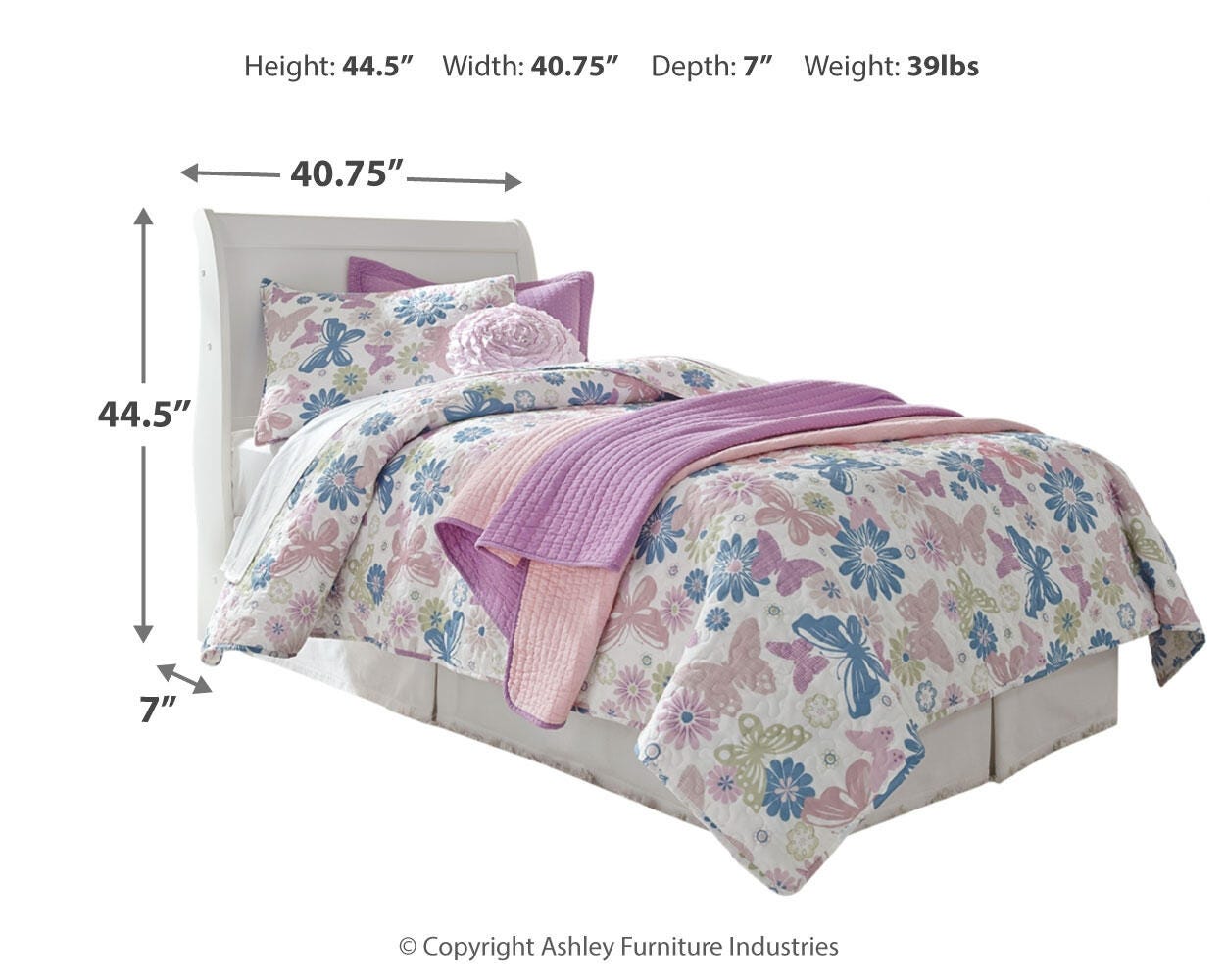 Anarasia Twin Sleigh Headboard