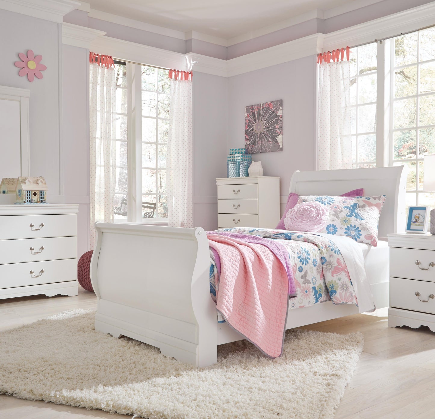 Anarasia Twin Sleigh Headboard