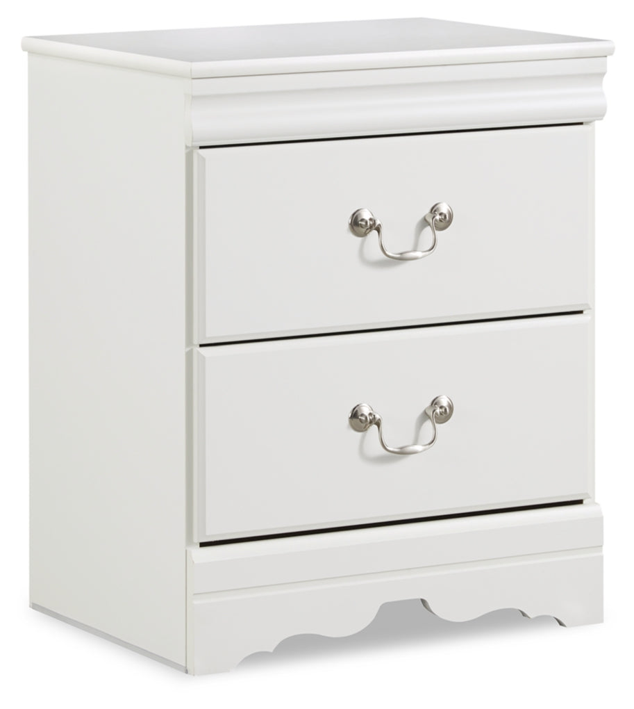 Anarasia Full Sleigh Headboard, Dresser, Mirror, Chest and Nightstand