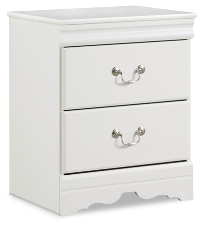 Anarasia Full Sleigh Headboard, Dresser, Mirror, Chest and Nightstand
