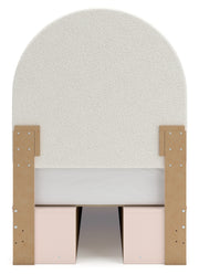 Wistenpine Twin Upholstered Panel Bed with Storage