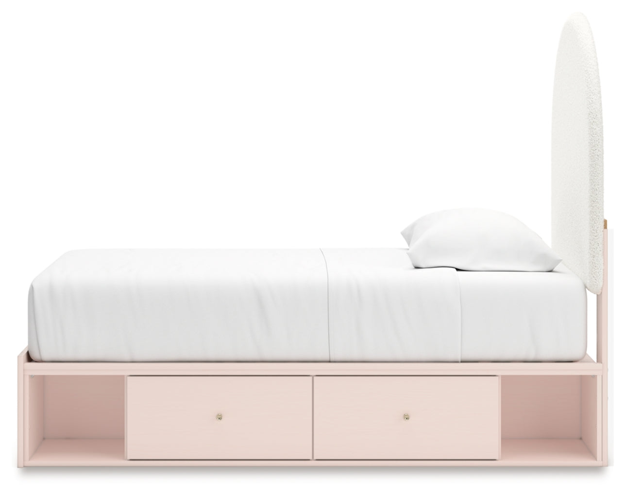Wistenpine Twin Upholstered Panel Bed with Storage