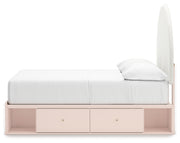 Wistenpine Full Upholstered Panel Bed with Storage