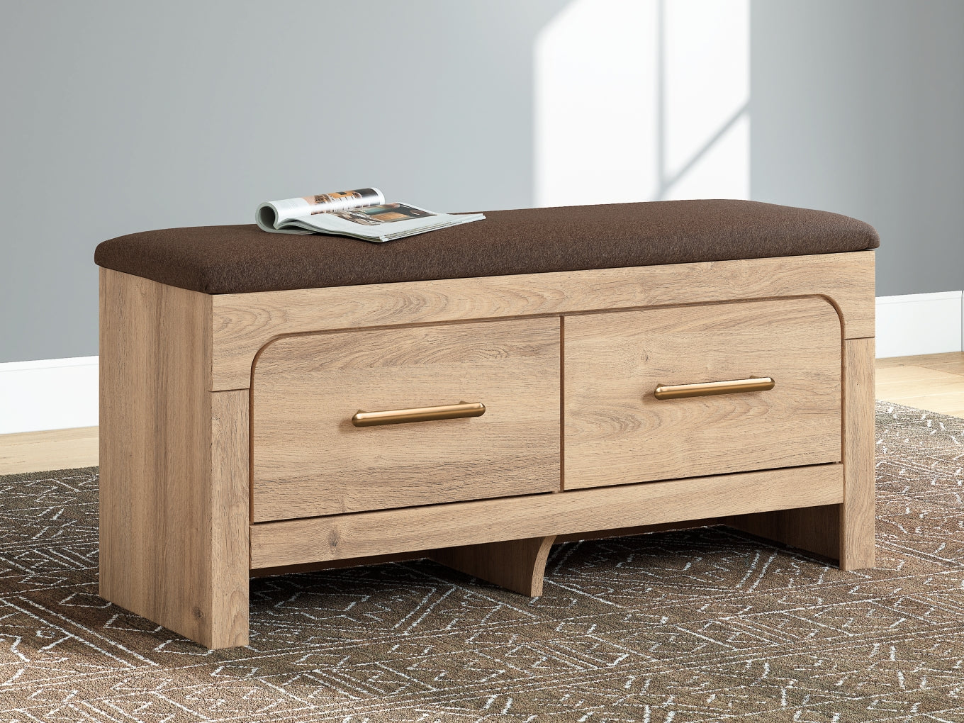Hollymount Bedroom UPH Storage Bench