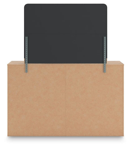 Kinlanni Queen Upholstered Panel Bed, Dresser, Mirror and Nightstand