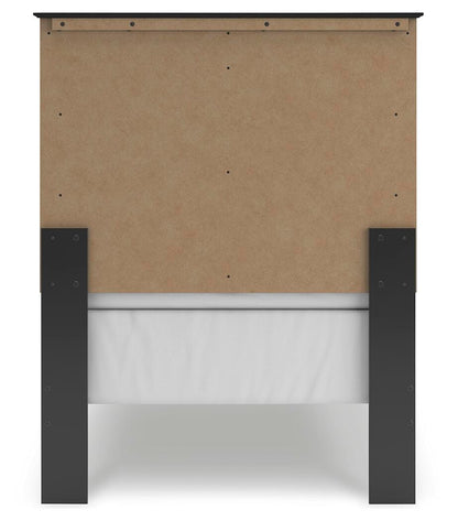 Maribel Twin Panel Bed, Dresser and Mirror