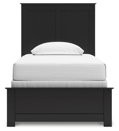 Maribel Twin Panel Bed, Dresser, Mirror and Nightstand