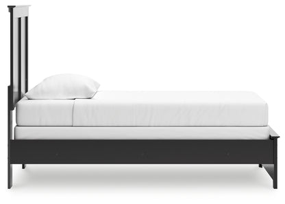 Maribel Twin Panel Bed, Dresser, Mirror and Nightstand