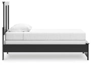 Maribel Twin Panel Bed, Dresser and Mirror
