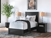 Maribel Twin Panel Bed, Dresser and Mirror