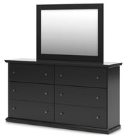 Maribel Full Panel Bed, Dresser, Mirror, Chest and Nightstand