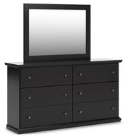 Maribel Twin Panel Bed, Dresser, Mirror and Chest