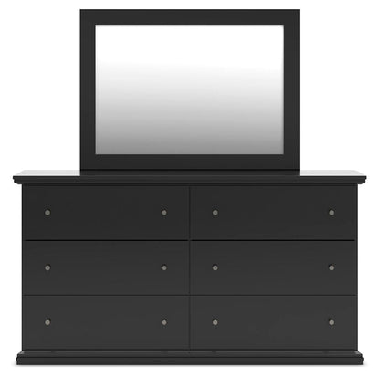 Maribel Queen Panel Bed, Dresser, Mirror and Nightstand