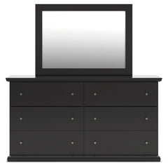 Maribel Twin Panel Bed, Dresser, Mirror and Chest
