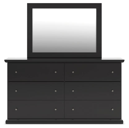 Maribel King Panel Bed, Dresser, Mirror and Nightstand