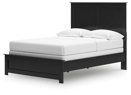 Maribel Full Panel Bed, Dresser, Mirror and Chest