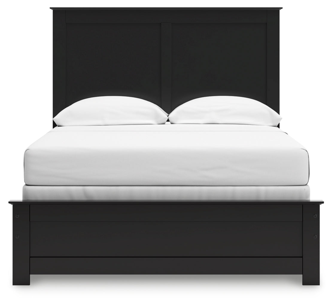 Maribel Full Panel Bed, Dresser and Mirror