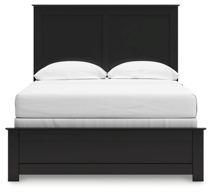 Maribel Full Panel Bed, Dresser and Mirror