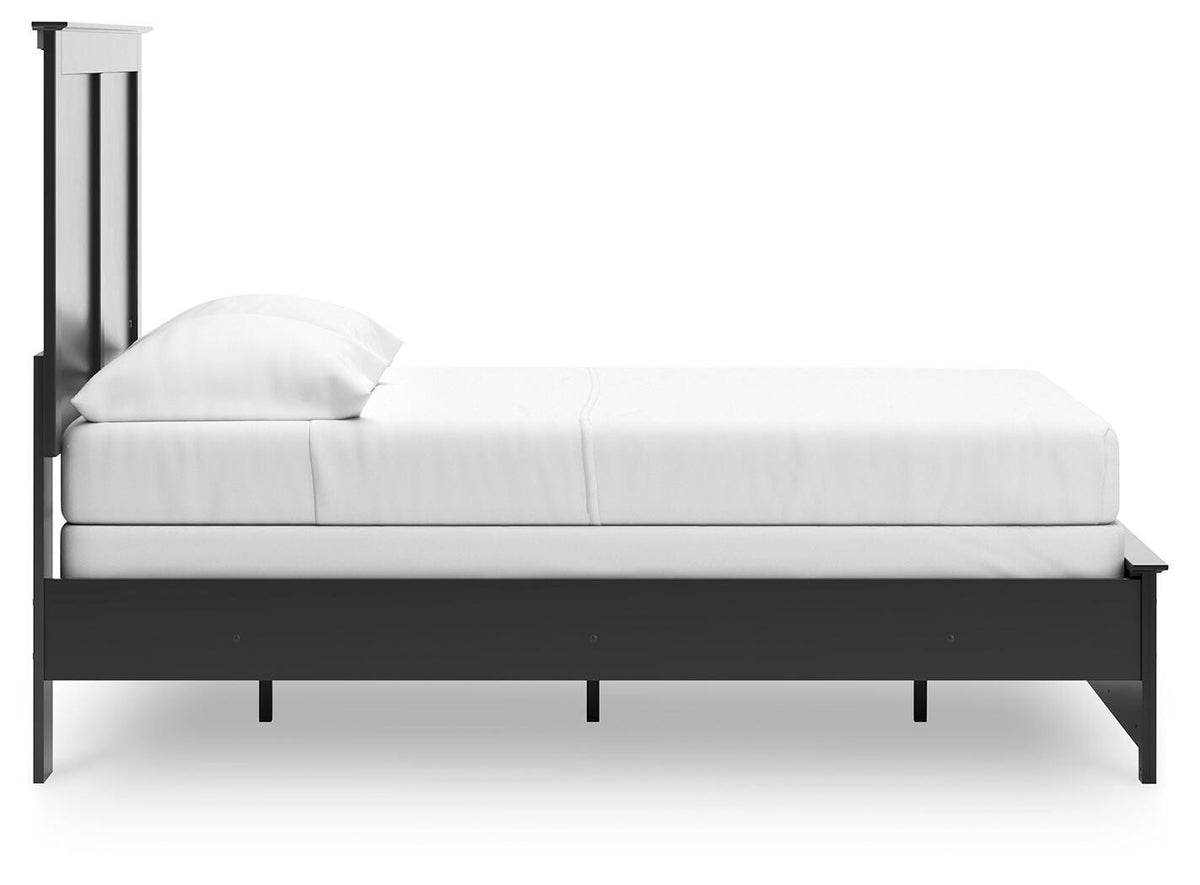 Maribel Full Panel Bed, Dresser, Mirror and Nightstand