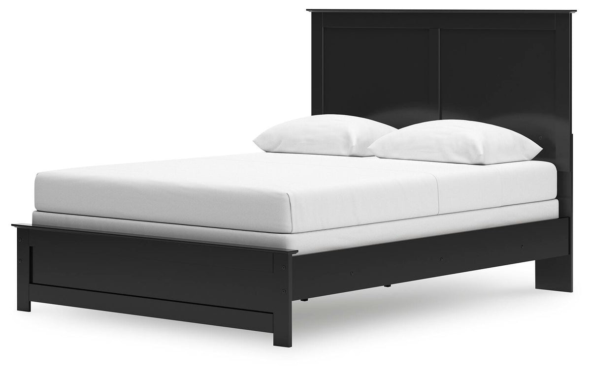 Maribel Queen Panel Bed, Dresser, Mirror and Nightstand