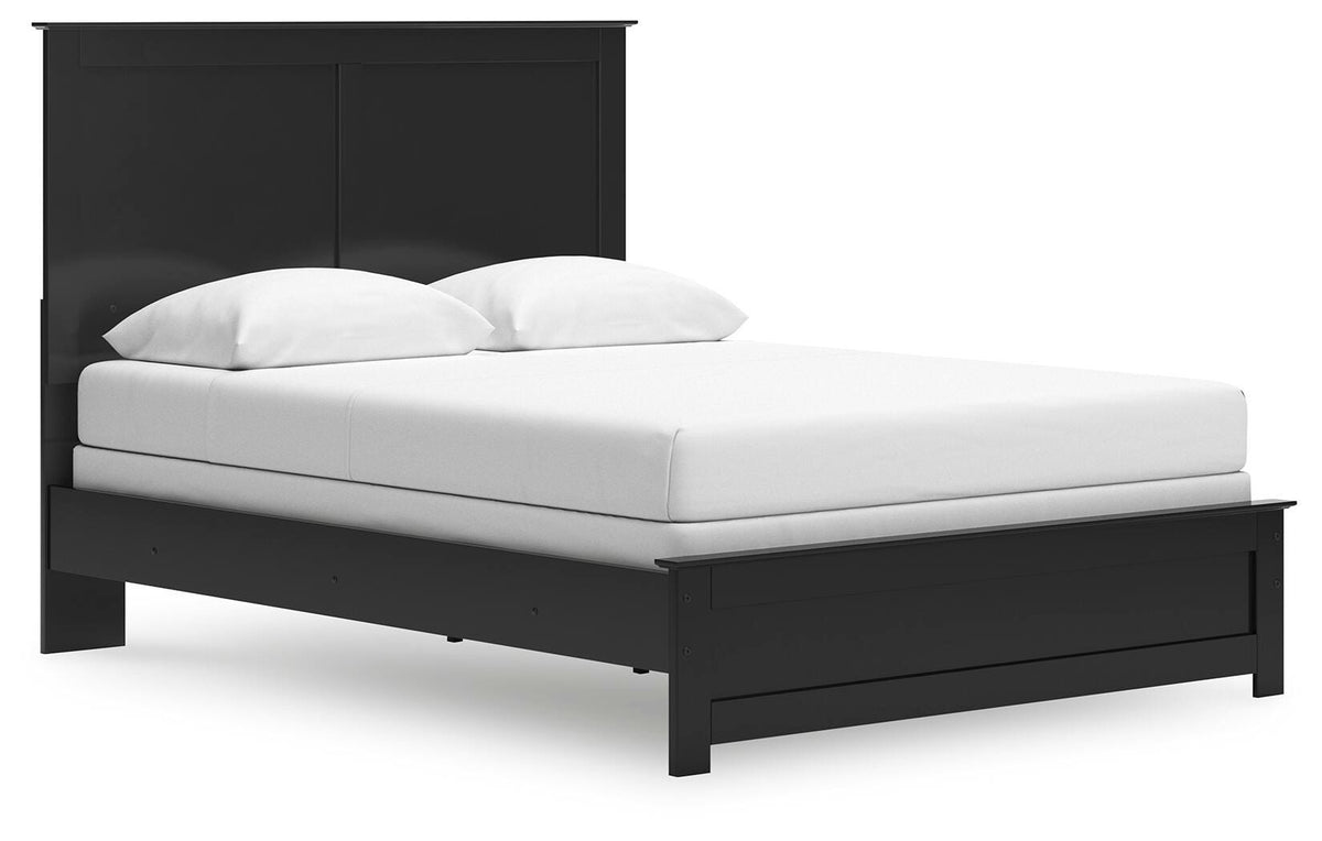 Maribel Queen Panel Bed, Dresser, Mirror, Chest and Nightstand