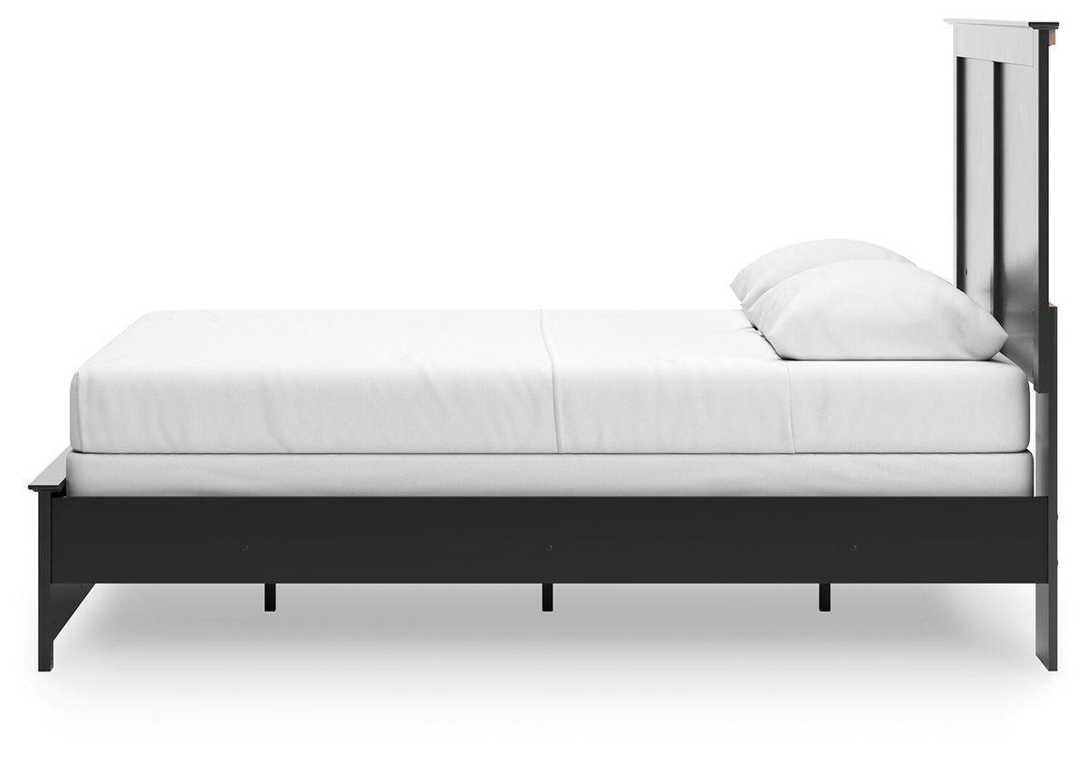Maribel Queen Panel Bed, Dresser, Mirror and Nightstand