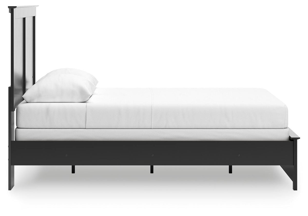 Maribel Queen Panel Bed, Dresser, Mirror and Nightstand