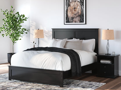 Maribel Queen Panel Bed, Dresser, Mirror and Nightstand