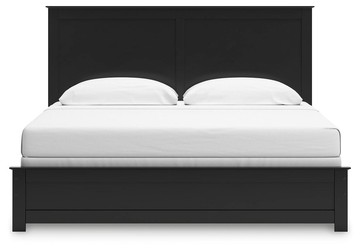 Maribel King Panel Bed, Dresser and Mirror