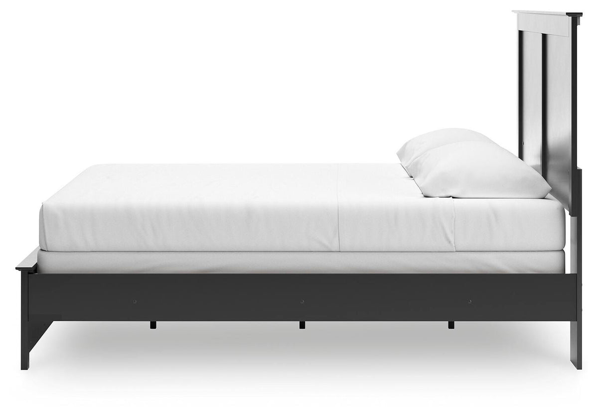 Maribel King Panel Bed, Dresser and Mirror
