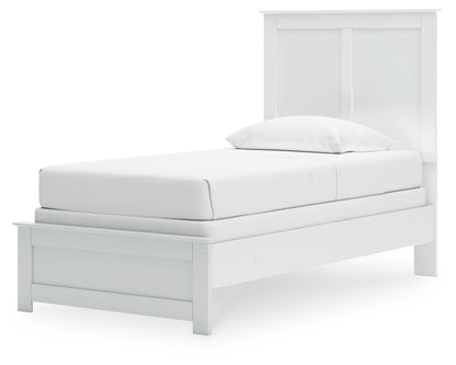 Bostwick Shoals Twin Panel Bed, Dresser, Mirror and Chest